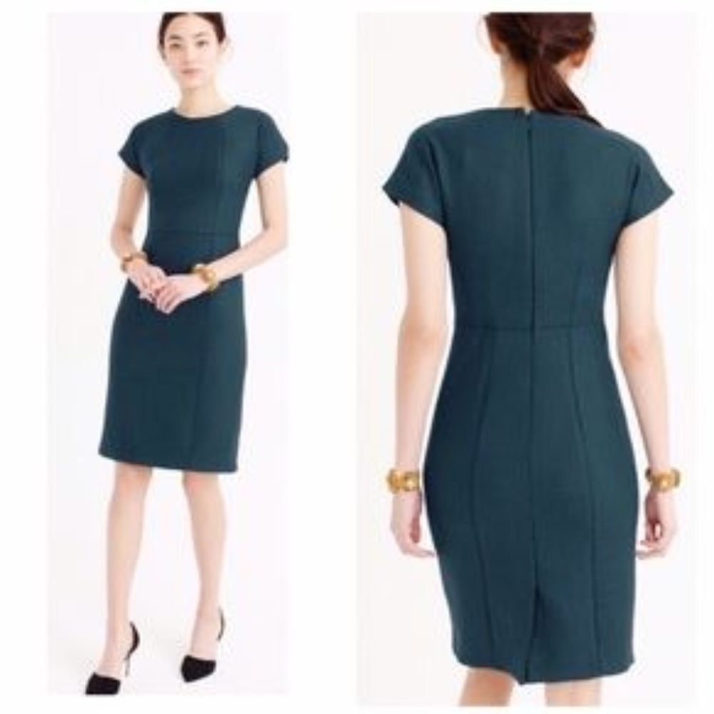 J.Crew Dolman Dress in Double Serge Wool